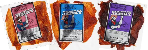 3 Flavors Turkey Jerky