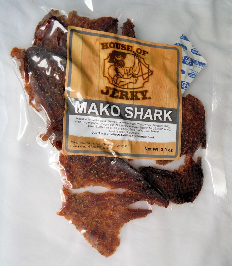 Pacific blue shark makes great jerky, Lifestyles