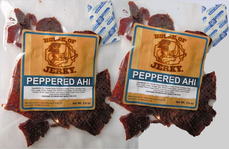 Peppered Ahi Jerky House of Jerky