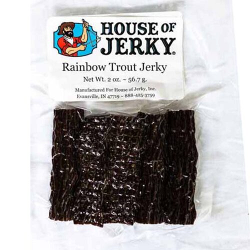 bag of rainbow trout jerky