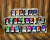 Black Pepper, Cajun, Hot, Natural, Sweet & Spicy, Ghost Pepper, Teriyaki, Red Chili Pepper, Carolina Reaper, Western, Chipotle Bourbon Gluten Free Options: Black Pepper (3.5 oz), Sweet & Spicy (3.5 oz) 🥩 Beef Brisket (3.5 oz.): Black Pepper, Sweet & Spicy, Teriyaki 🐷 Pork Jerky (3.5 oz.): Sweet & Spicy 🦃 Turkey Jerky (4 oz.): Habanero, Teriyaki, Black Pepper, Sweet & Spicy 🍖 Tri-Tip Jerky (4 oz.): Habanero, Western