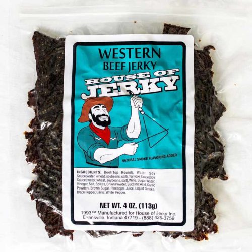 bag of western beef jerky