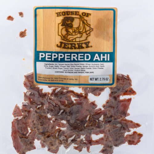 bag of peppered ahi tuna