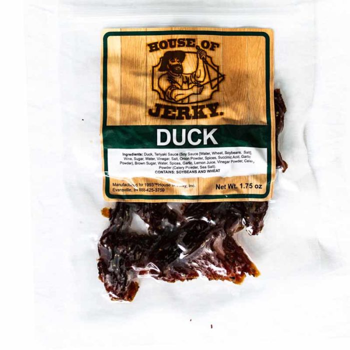 bag of duck jerky