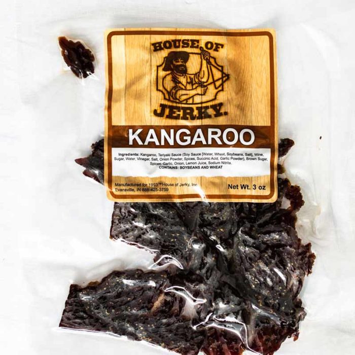 bag of kangaroo jerky