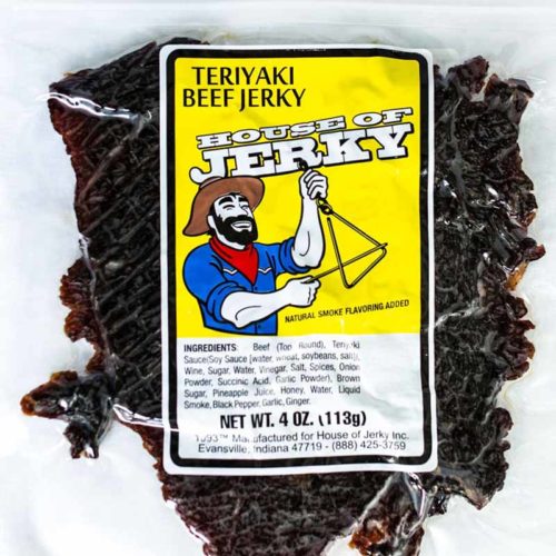 bag of teriyaki beef jerky