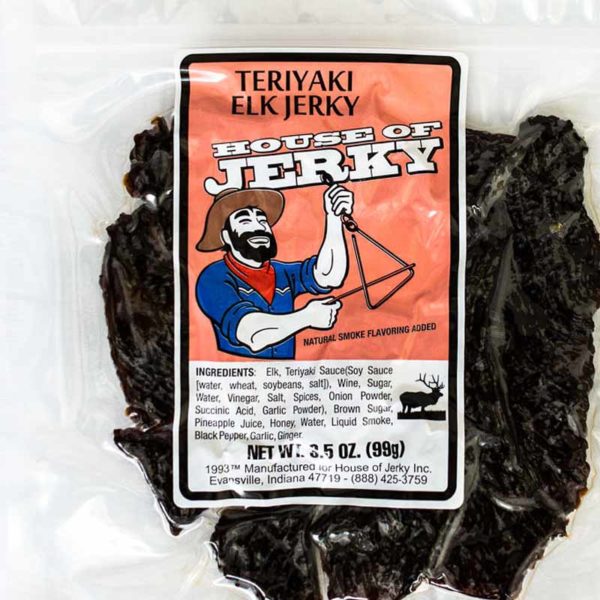 Teriyaki Elk Jerky House of Jerky