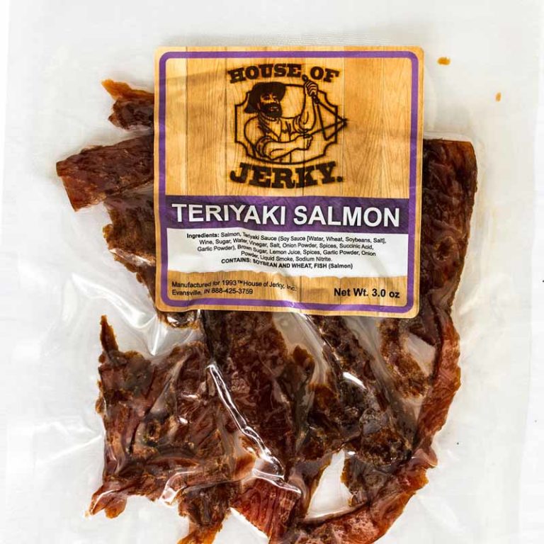 Teriyaki Salmon Jerky House of Jerky