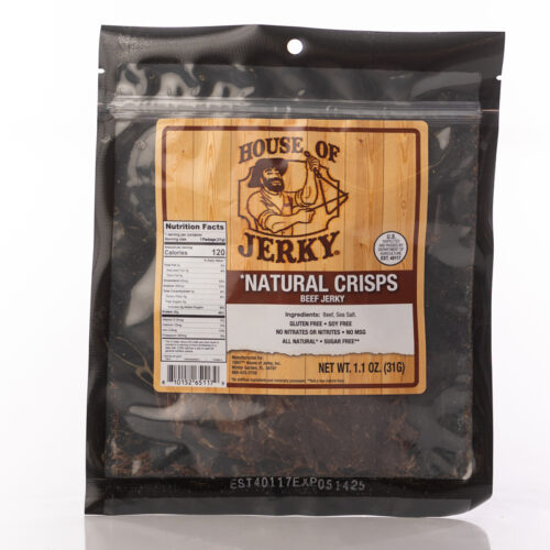 Bag of Natural Beef Crisps