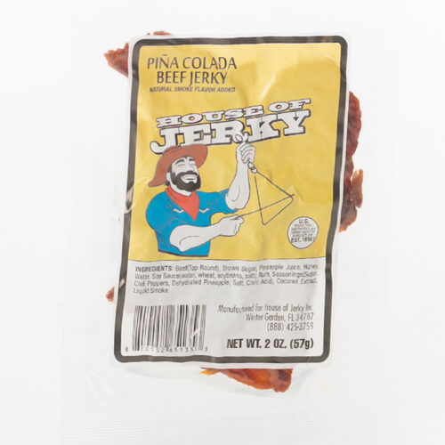 2oz bag of pina colada beef jerky