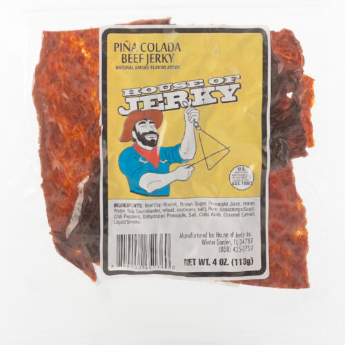 4 oz bag of pina colada beef jerky